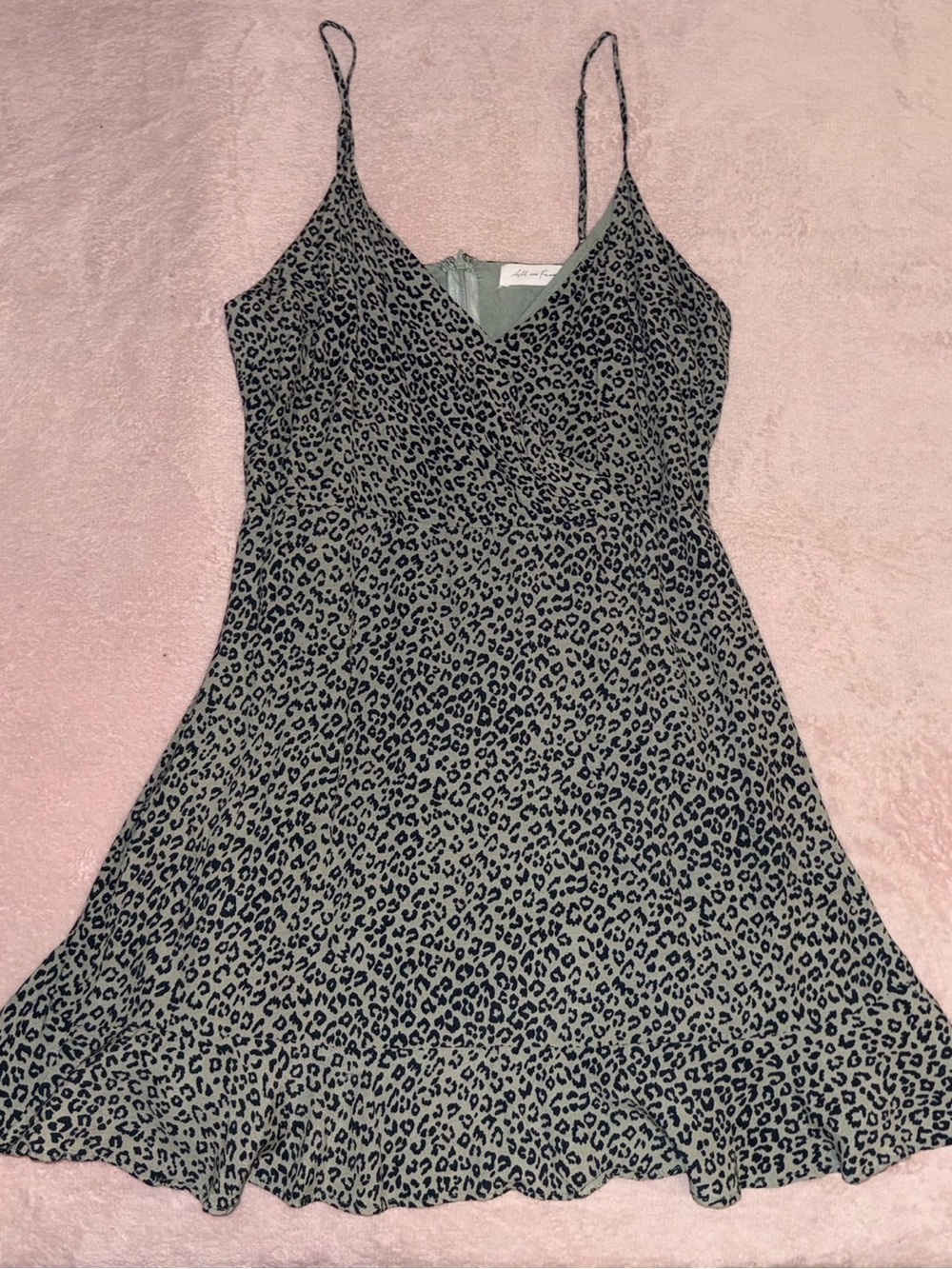 🐆 All in Favor Leopard Print Mini Dress 🩶